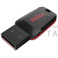 Флешка USB 8GB  Netac U197 mini черный/красный