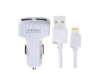 АЗУ Earldom ES-130I, кабель USB to Lightning, белый