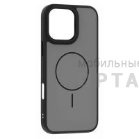Чехол Matte Case MagSafe с защитой камеры в техпаке, iPhone 13/14, Black