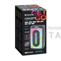 Колонка портативная DEFENDER Concerto 20Вт, BT/FM/USB/TF/AUX/TWS, черный (1/6)