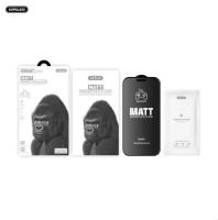Стекло защитное SupGlass SG-13 MATT GAME, черная рамка, для iPhone 15 Pro