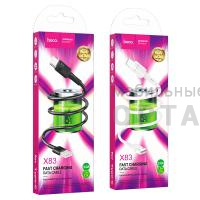 Кабель USB to Type-C HOCO X83 Victory, 1m, 3.0A,  черный