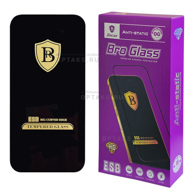 Стекло защитное Bro Glass OG, в пачке 10шт, (заказ кратно10шт/цена за 1шт), Redmi Note 12 Pro 4G